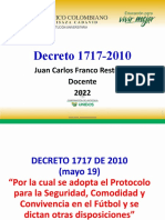 Decreto 1717-Protocolo de Seguridad en El Futbol