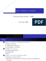 EspacesVectoriels PDF