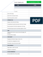 IC On Page SEO Checklist Template 10598 - PDF