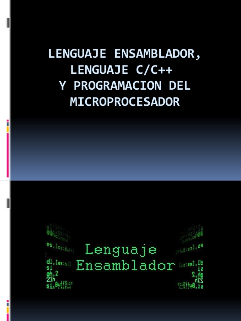 Programación en C/C++ y Ensamblador | PDF | Lenguaje ensamblador | C ...