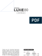 LUXE 80 Manual