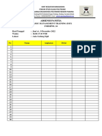 Absensi Dan Format Fosipol 24 Imt