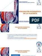Evaluación Ecográfica de La Placenta