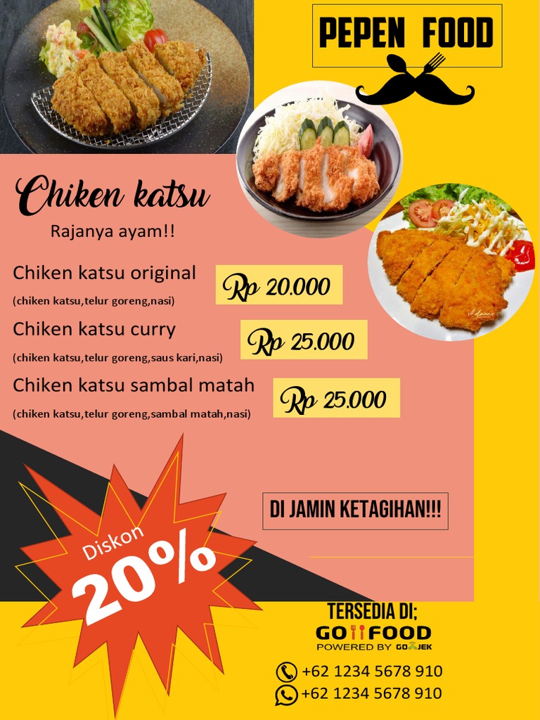 Chicken Katsu Menu and Offers | PDF
