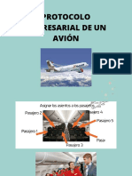 Protocolo Empresarial de Un Avión