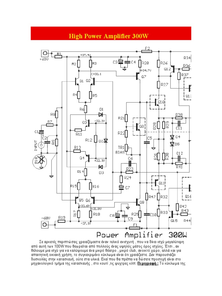 High Power Amplifier 300W | PDF