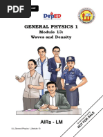 General Physics 1 (Module 13) Final