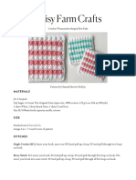 Watermelon Striped Hot Pads PDF