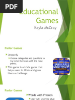 Educationalgamesassignment8 Kaylamccray 1