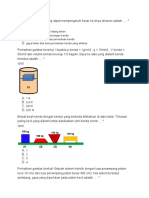 Soal-Soal IPA Tekanan, Pernafasan, Ekskresi