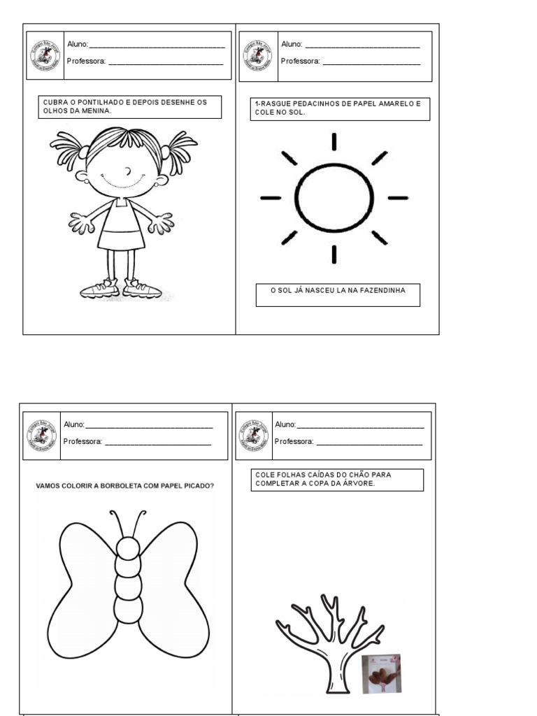 Atividades de Artes para Educação Infantil | PDF | Carreira e Crescimento