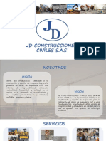 Brouchure JD Construcciones Civiles