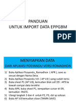 PEMBAGIAN TUGAS DALAM PELAPORAN GIZI