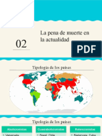 Pena de Muerte en La Actualidad y Tipología de Países