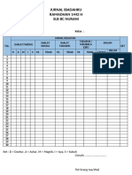 Jurnal Ibadahku