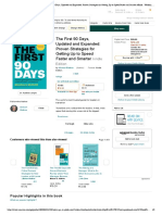The First 90 Days, Updated and Expanded: Proven Strategies For Getting Up To Speed Faster and Smarter