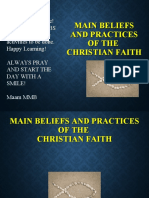 Main Beliefs and Practices of Christianity and Islam