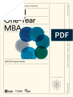 Mba Program Booklet 2023 24 Final