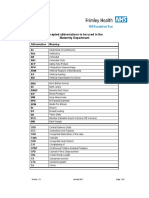 Medical Abbreviation