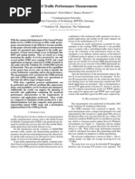 GPRS Traffic Performance Measurements