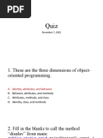 Sample Comprog Quiz