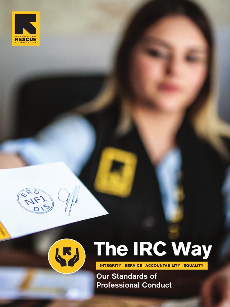 IRC Code of Conduct and Core Values | PDF | Harassment | Justice