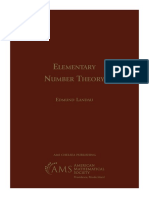 Elementary Number Theory 2e, Edmund Landau