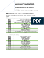 Cronograma de Sustentaci N de Proyectos 2022