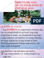 Ang Pamilya Bilang Tagahubog NG Pagkatao at Pagpapahalaga