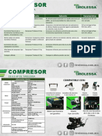 Compresor de 6.5 HP de Tirolessa