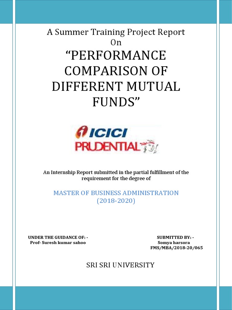 Mutual-Funds Project-Report | Download Free PDF | Investment Fund ...