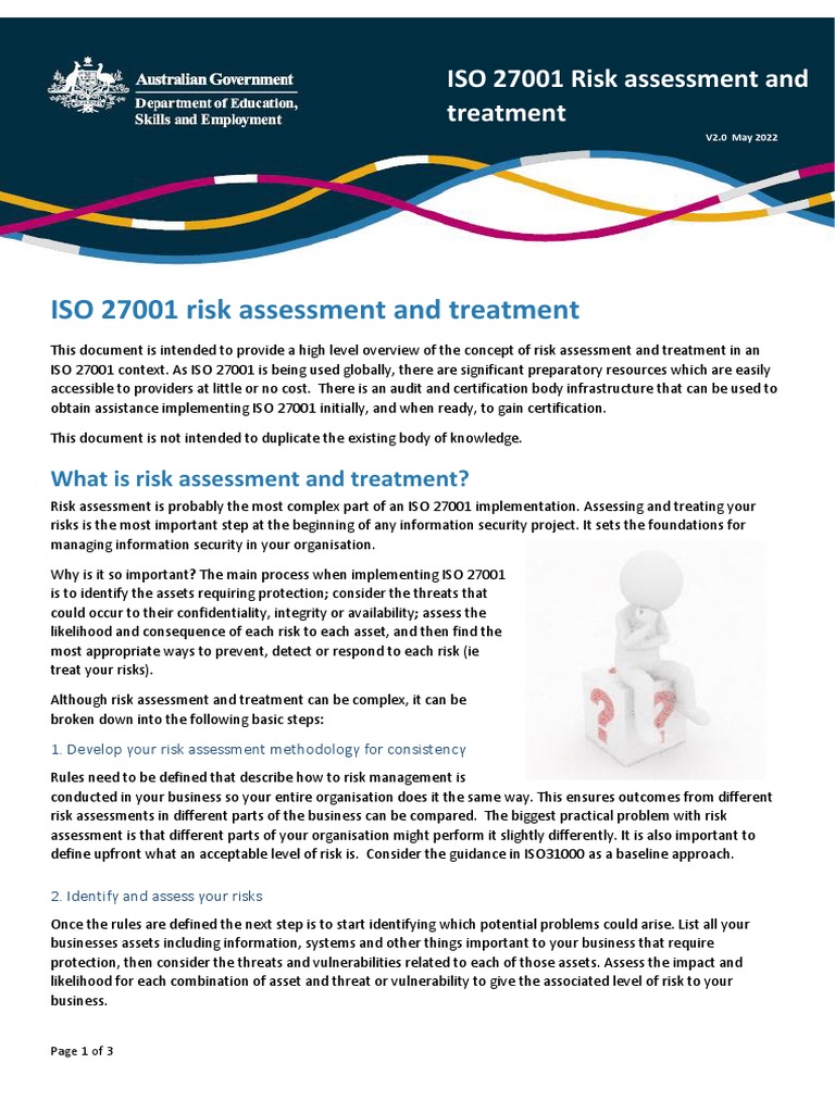 ISO 27001 Risk Assessment | Download Free PDF | Risk | Risk Assessment