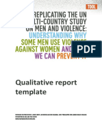Qualitative Report Template Final