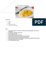 Ingredients:: How To Make Scrambled Eggs