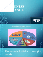 Business Finance f2f Lesson