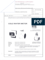 Cold Water Meter