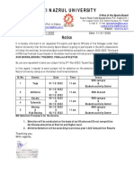 Notice For AIU-2022-2023 Meet.