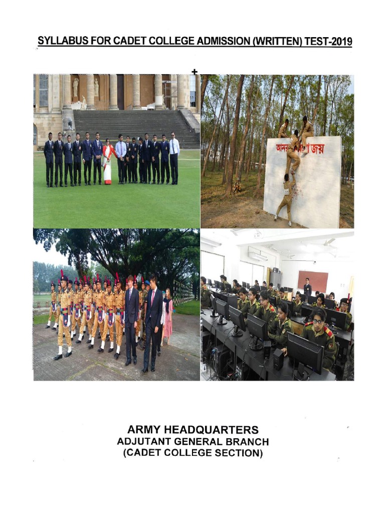 Army Cadet Training Syllabus – Army Cadets Syllabus – GTUBM