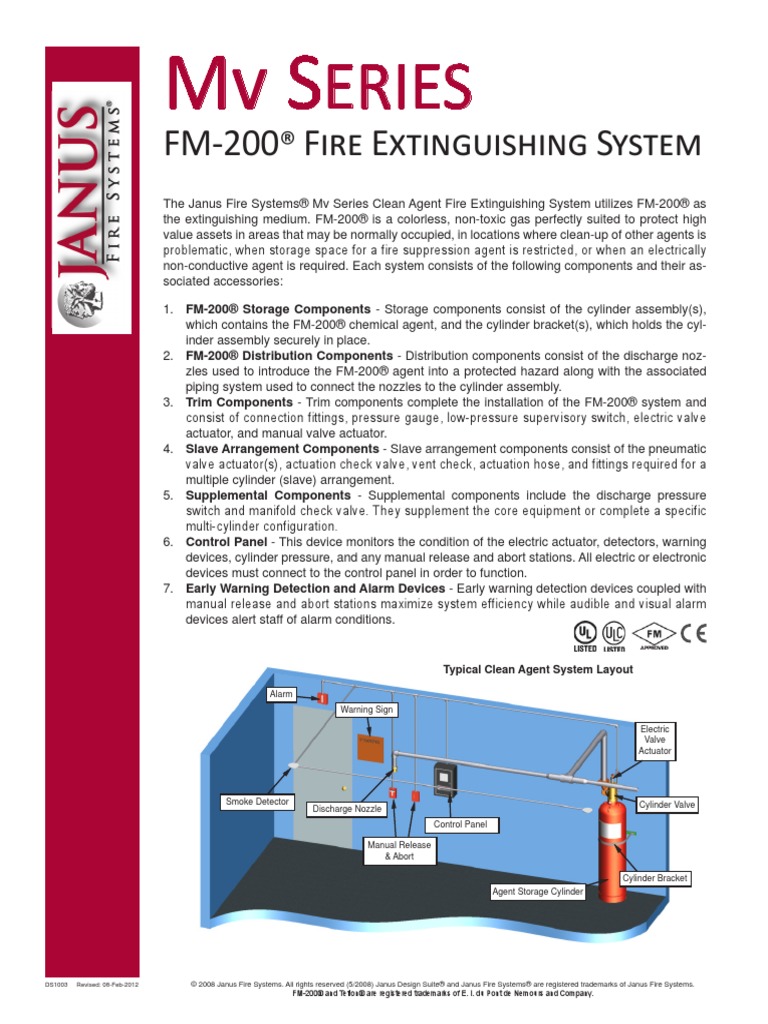 Janus MV FM200 Brochure PDF Valve Actuator