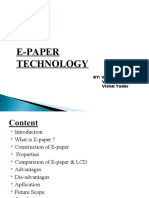 E-Paper Technology