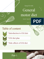 Keep Fit With: General Motor Diet