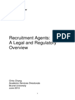 Recruitment Agents A Legal and Regulatory Overview