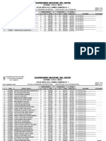 RESULTADOS POR ESPECIALIDAD EXAMEN SuMATIVO 01 - CEPUNS 2023-I