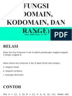 6.1. Domain, Kodomain, Dan Range
