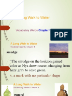 A Long Walk To Water - Chapter 3 Vocabulary