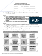 High School Physical Education Worksheet on Volleyball Officials' Hand Signals