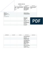 Nursing Care Plan: Assessment Diagnosis Planning Intervention Evaluation