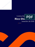 Carteira Rico Dividendos: 8 ações para distribuição de dividendos em setembro