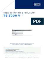 GEZE - Fișa Cu Datele Produsului - RO - 827900004857