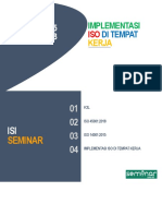 Iso 14001 - 2015 Iso 45001 - 2018 Implementasi Iso Di Tempat Kerja